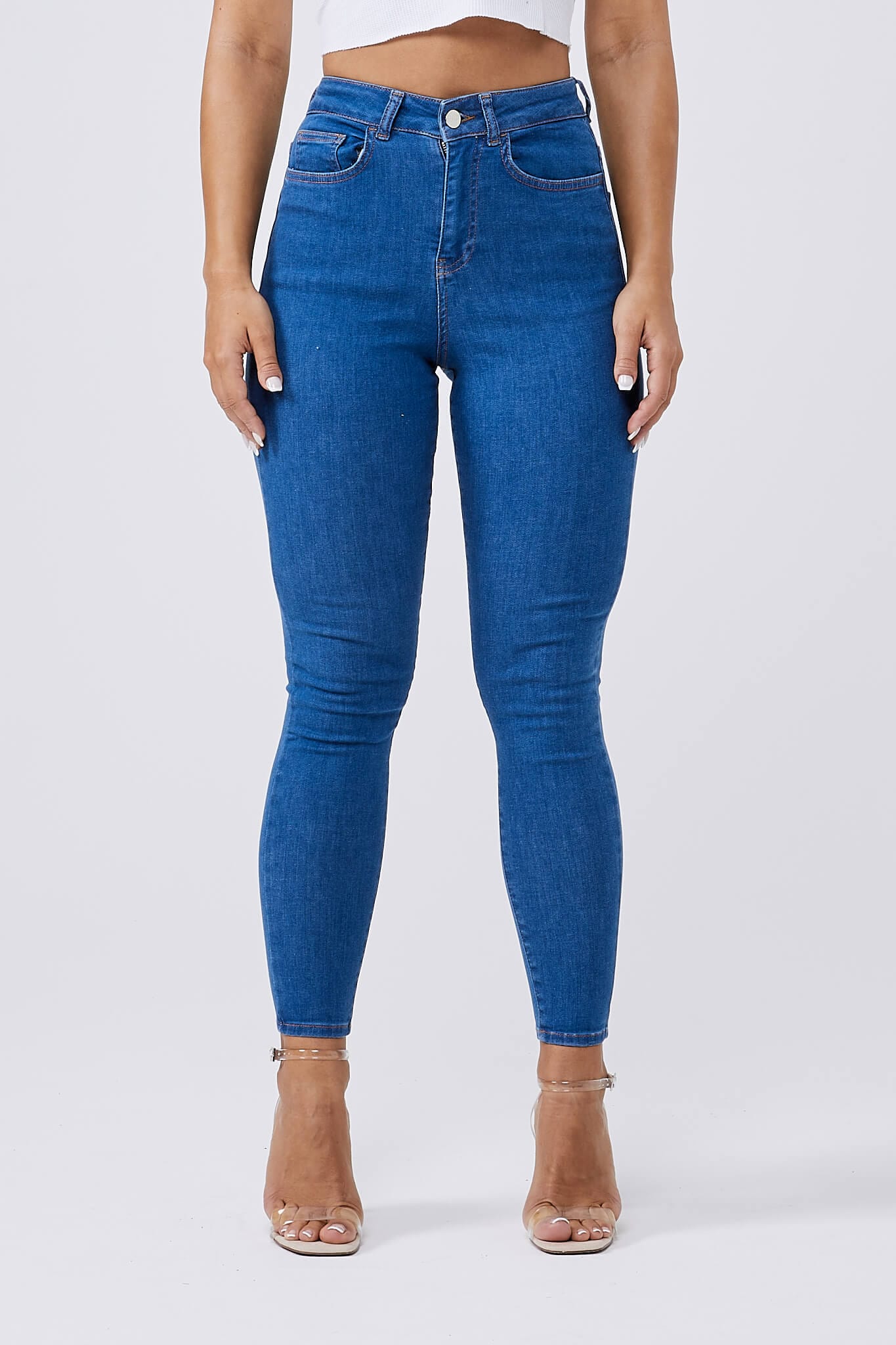 SKINNY JEANS - AZURE BLUE