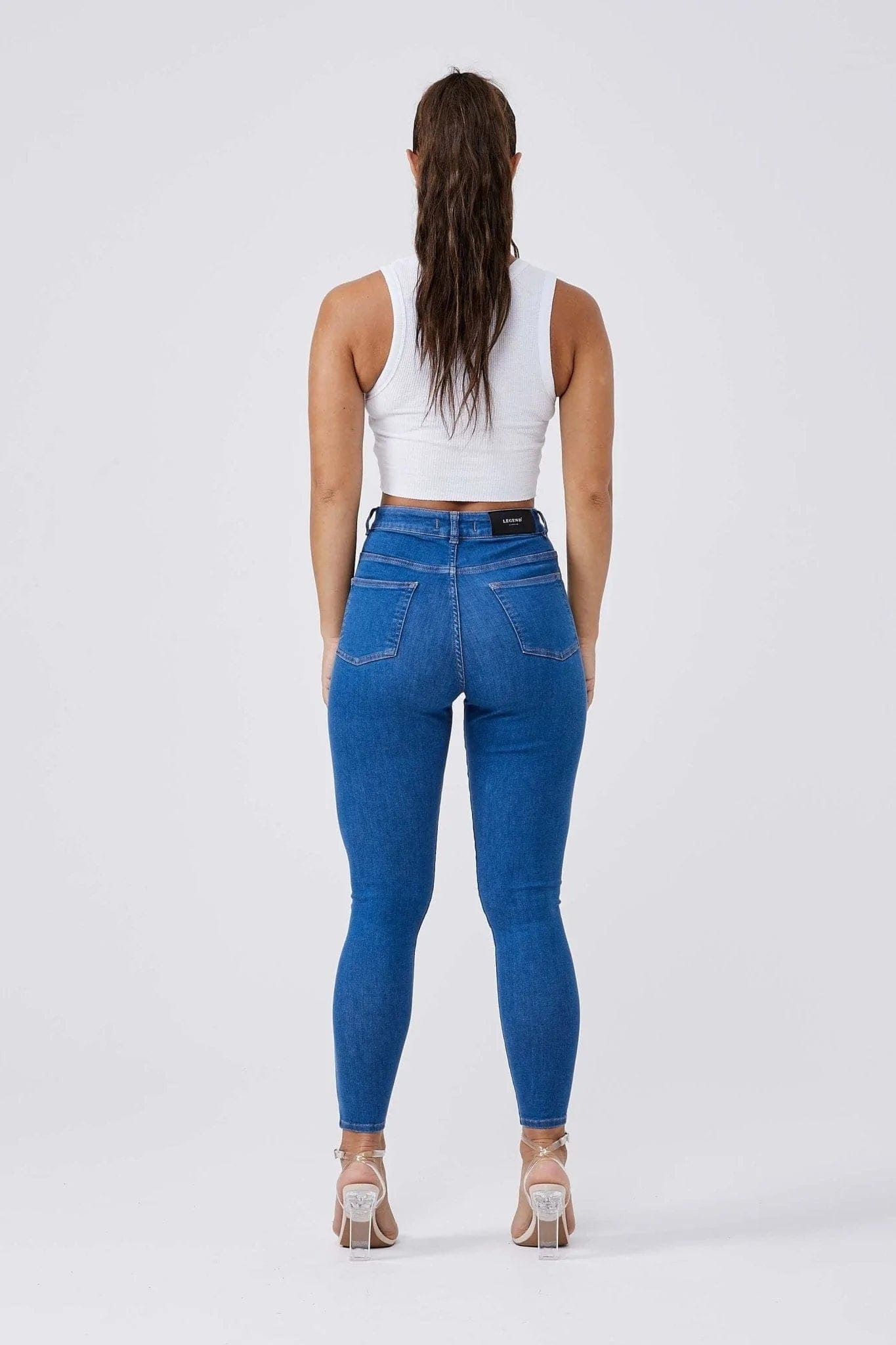 SKINNY JEANS - AZURE BLUE