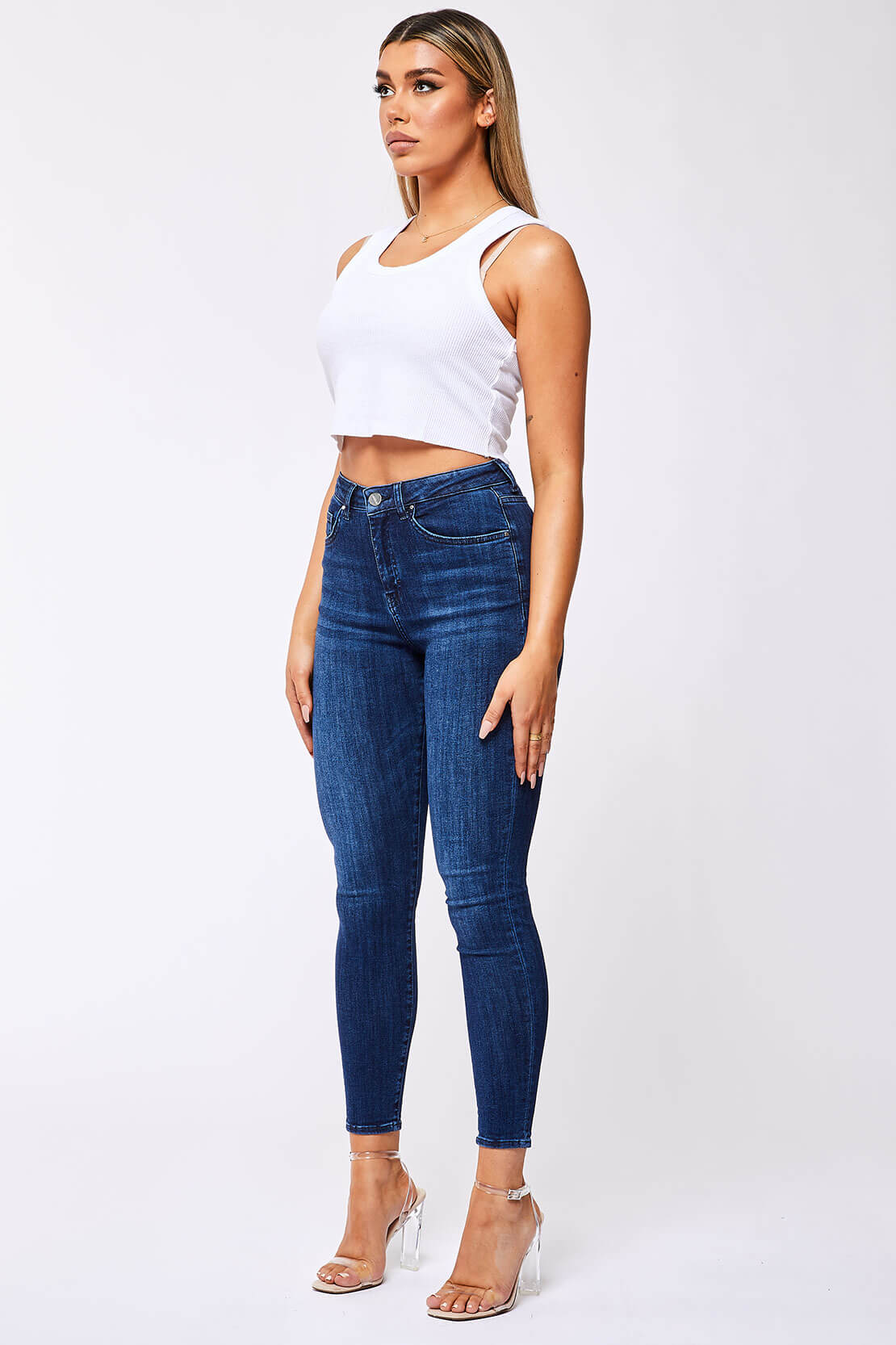 SKINNY JEANS - CLASSIC INDIGO BLUE