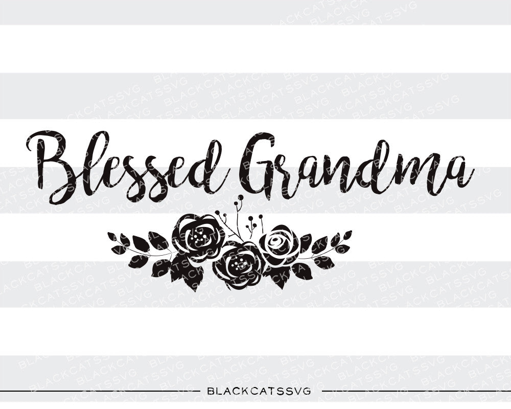 Download Grandma SVG file Cutting File Clipart in Svg, Eps, Dxf, Png - BlackCatsSVG