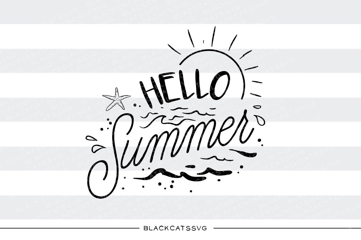Summer SVG file Cutting File Clipart in Svg, Eps, Dxf, Png ...