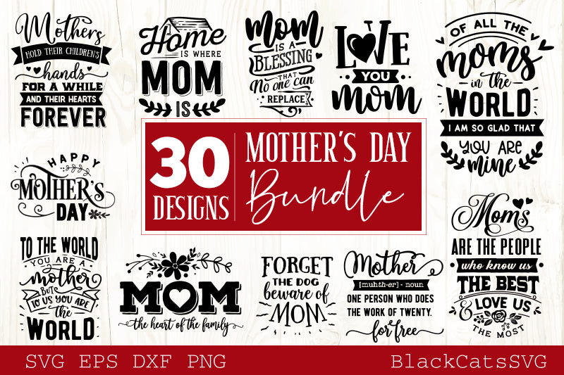 Download Mother S Day Svg Bundle 30 Designs Motherhood Svg Bundle Blackcatssvg