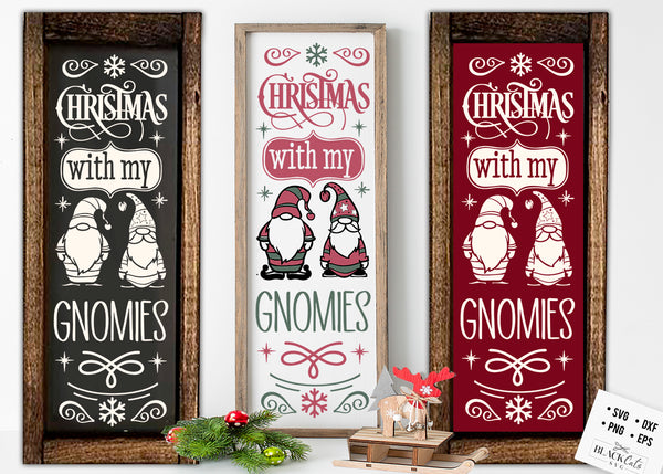 Christmas with my gnomies SVG FREE Christmas SVG – BlackCatsSVG