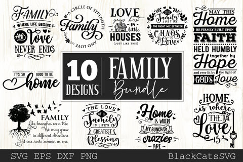 Download Family Tree Svg File Cutting File Clipart In Svg Eps Dxf Png For Blackcatssvg