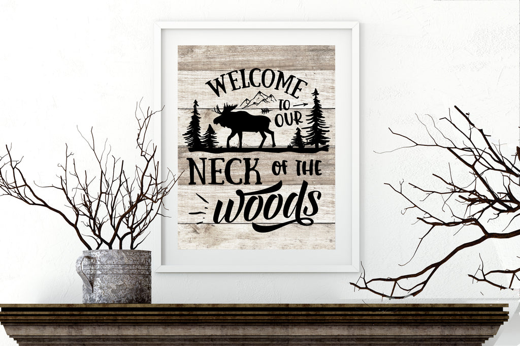 Download Welcome To The Neck Of The Woods Free Svg File Cutting File Clipart Blackcatssvg