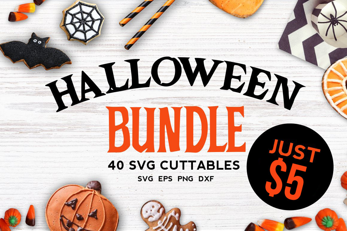 Halloween bundle 40 SVG file Cutting File Clipart in Svg ...