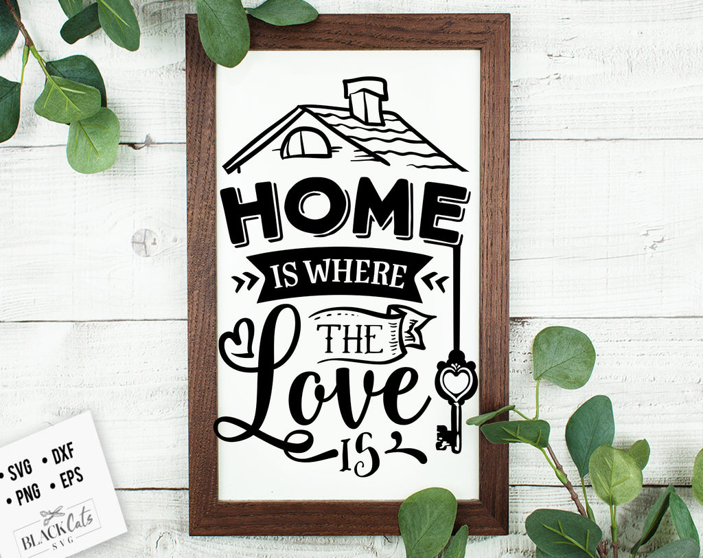 Download Home Is Where The Love Svg Blackcatssvg