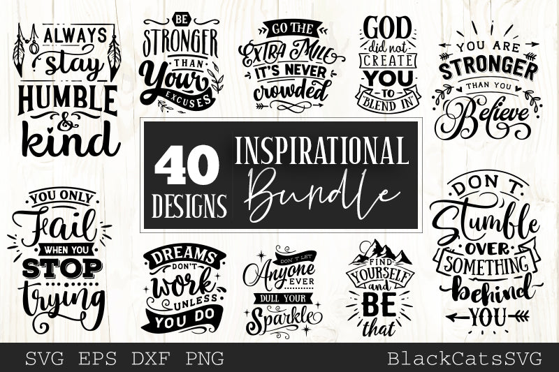 Download Mega Bundle 400 SVG designs vol 1 - BlackCatsSVG