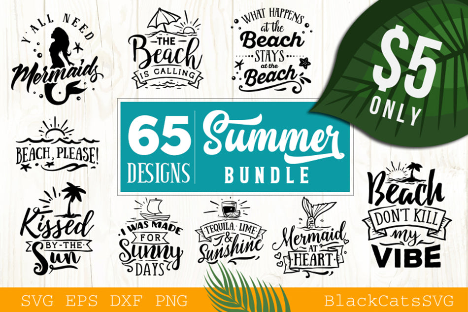 Download Summer Bundle - 65 Summer SVG files Bundle Summer SVG file ...