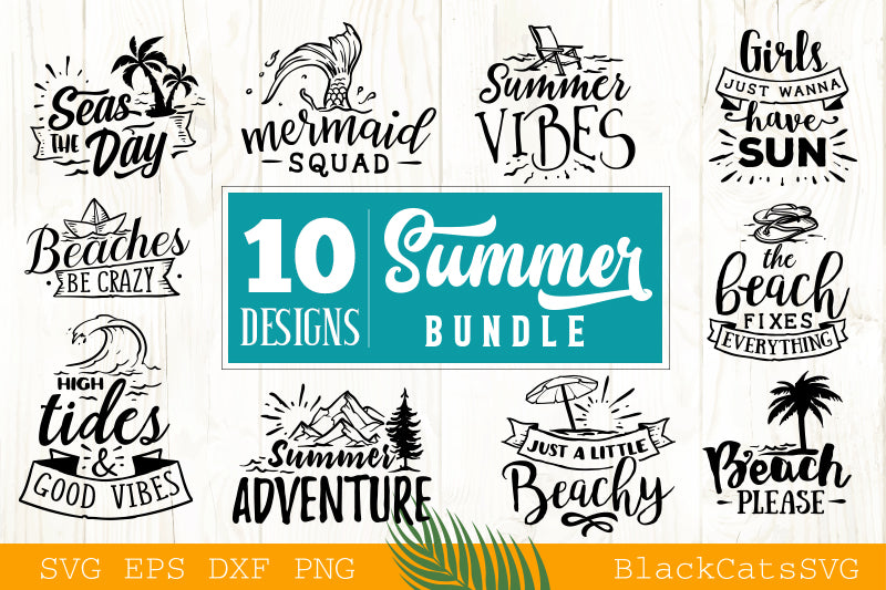 Download Summer Bundle 10 Summer SVG files Bundle Summer SVG file ...