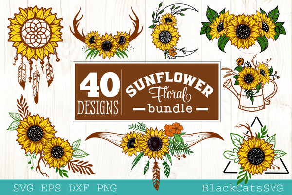 Free Free Sunflower Svg Bundle 93 SVG PNG EPS DXF File