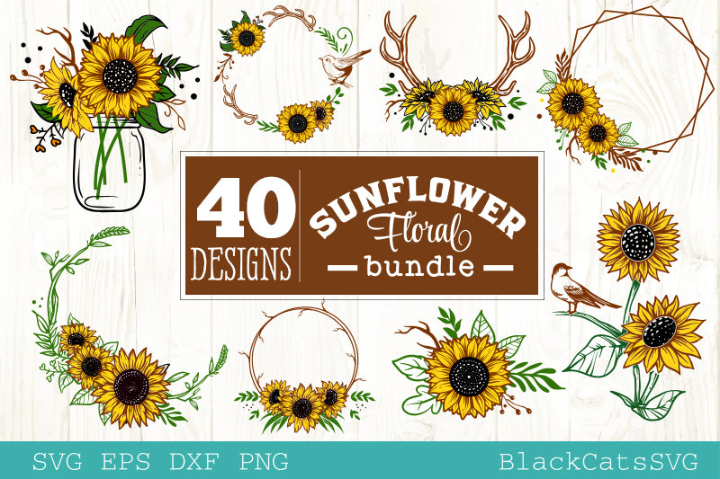 Free Free Sunflower Svg Bundles 879 SVG PNG EPS DXF File