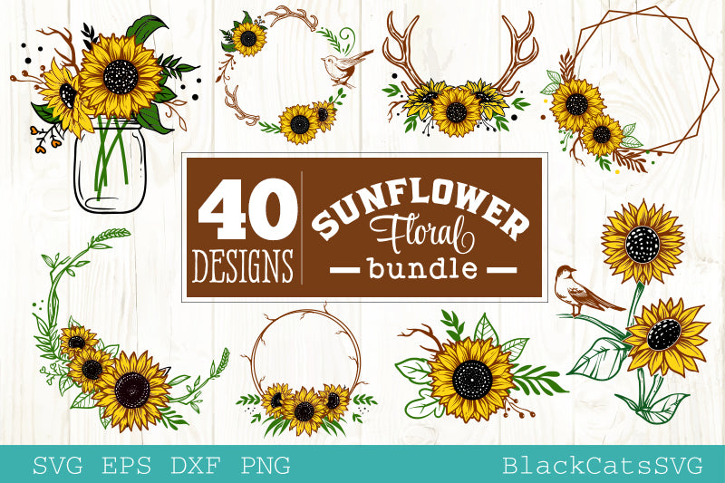 Free Free 293 Sunflower Monogram Frame Svg Free SVG PNG EPS DXF File