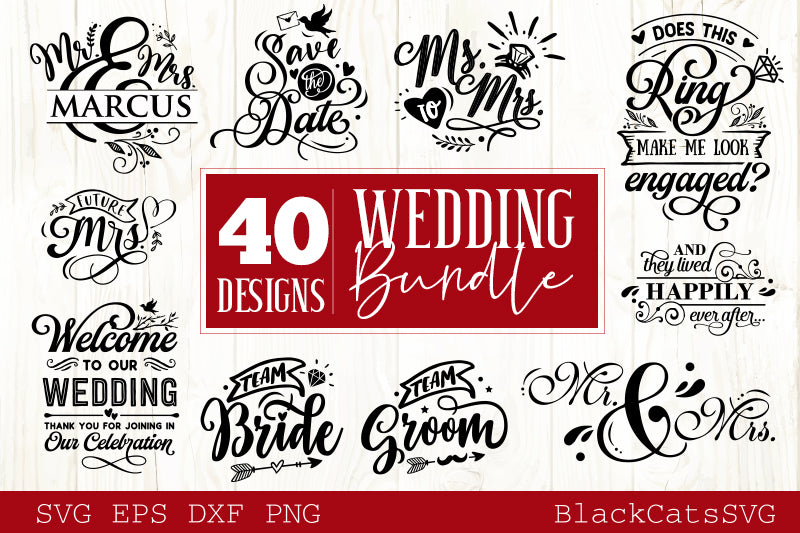 Free Free 313 Wedding Svg Bundle SVG PNG EPS DXF File