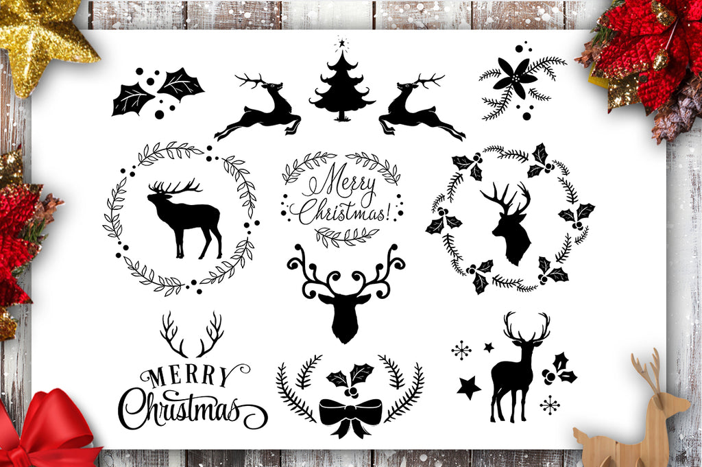 Download Christmas bundle 40 SVG file Cutting File Clipart in Svg ...