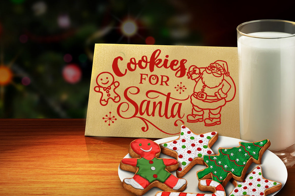 Download Cookies for Santa SVG cutting file - BlackCatsSVG