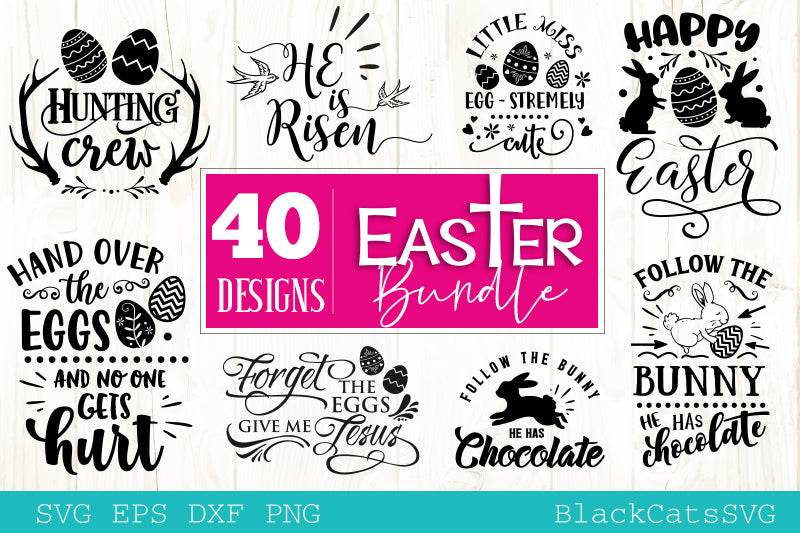 Download Easter Bundle Svg 40 Designs Blackcatssvg