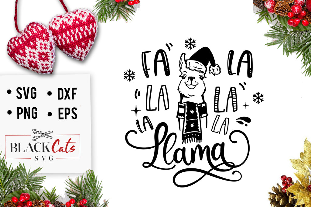 Download Fa La La La Llama Svg Blackcatssvg