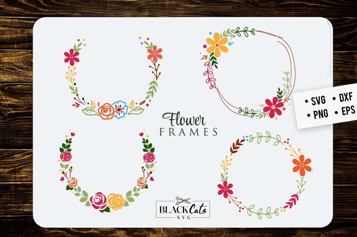 Free Free Flower Frame Svg Free 807 SVG PNG EPS DXF File