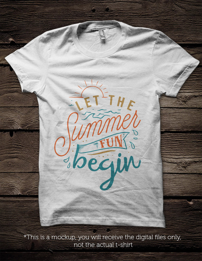 Download Let The Summer Fun Begin Svg File Cutting File Clipart In Svg Eps Blackcatssvg