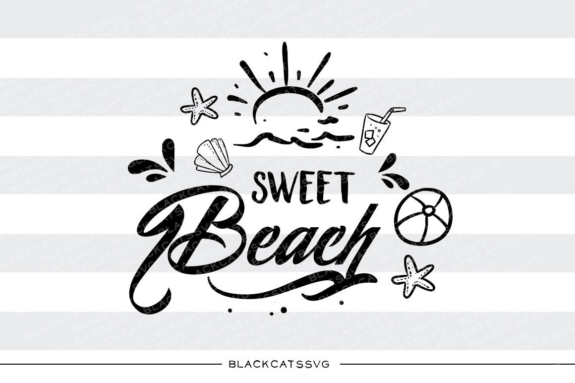 Download Sweet beach - SVG file Cutting File Clipart in Svg, Eps ...