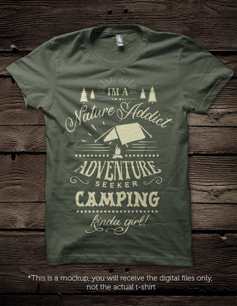 Download I'm a camping kinda girl / guy - SVG file Cutting File ...
