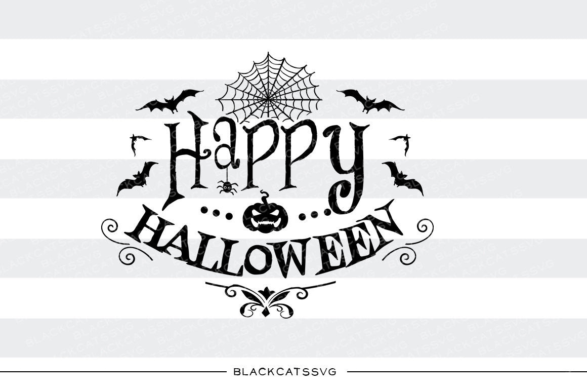 Download Happy Halloween - SVG file Cutting File Clipart in Svg ...