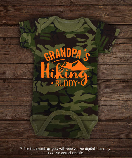 Grandpa's hiking buddy - SVG file Cutting File Clipart in ...