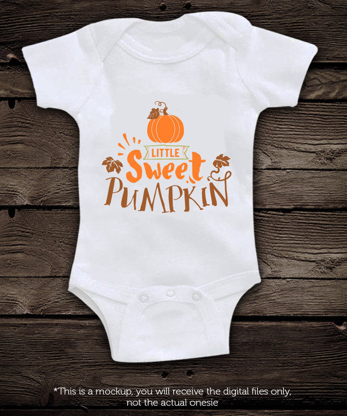 Little sweet pumpkin - SVG file Cutting File Clipart in Svg, Eps, Dxf ...
