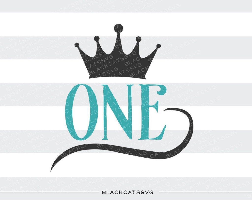 Download One Crown Svg File Cutting File Clipart In Svg Eps Dxf Png For Cric Blackcatssvg