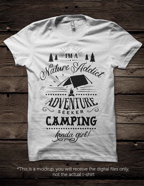 Download I'm a camping kinda girl / guy - SVG file Cutting File ...