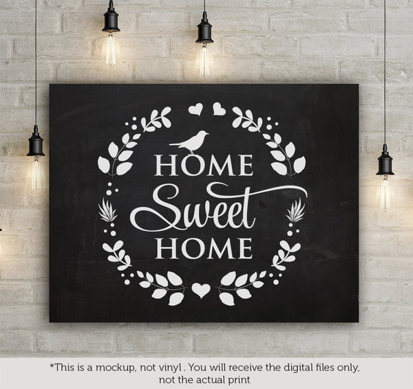 Download Home sweet home - SVG file Cutting File Clipart in Svg ...