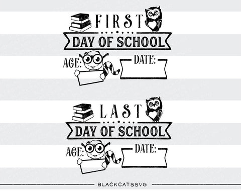 First Day of School Milestone Board Craft Design - LinkedGo Vinyl