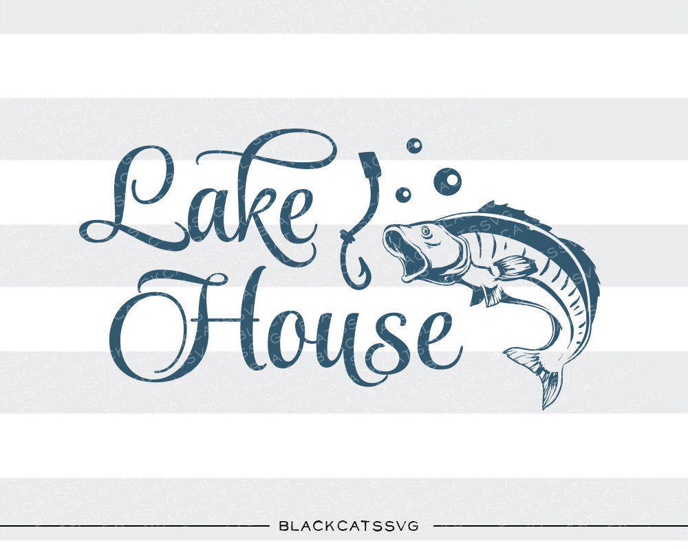 Download Lake House Svg File Cutting File Clipart In Svg Eps Dxf Png For C Blackcatssvg