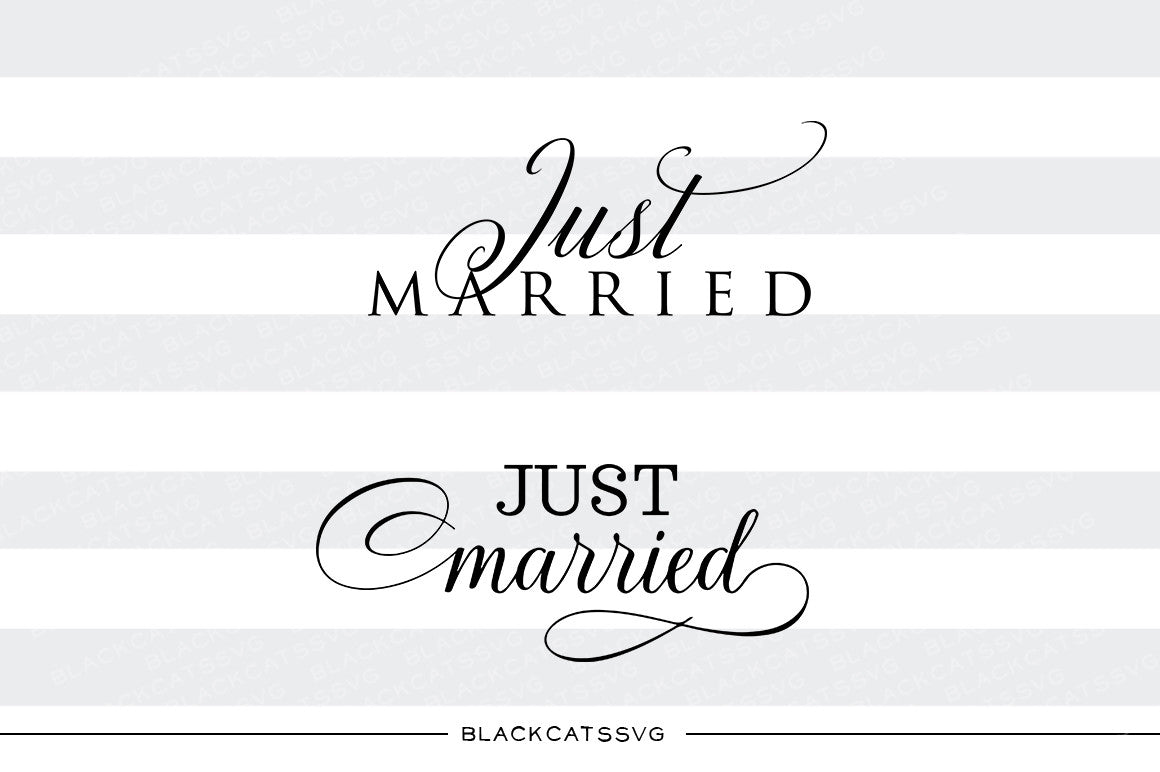 Download Just married SVG file Cutting File Clipart in Svg, Eps ...