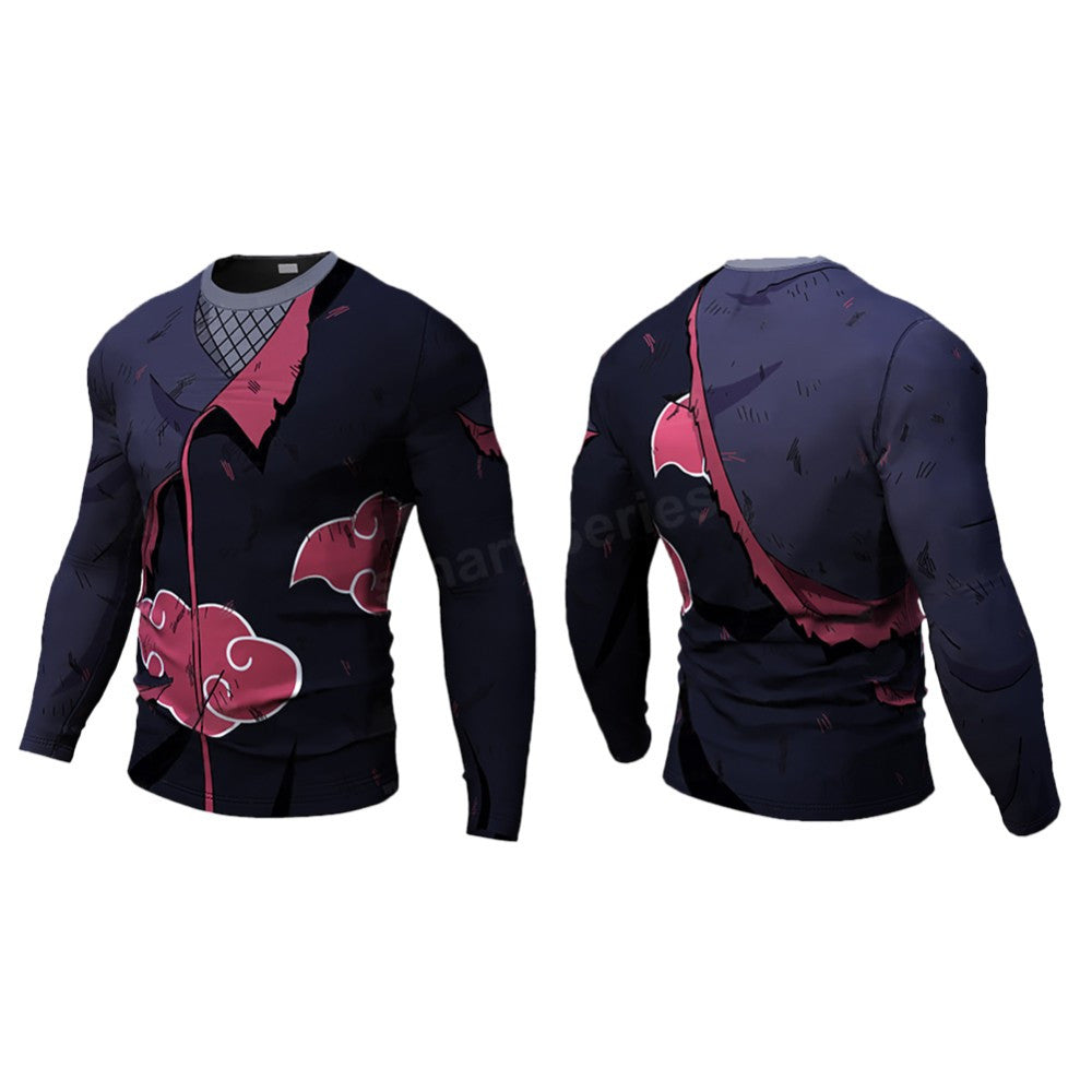 Itachi Long Sleeve Dry-Fit Shirt – Gym Super Heroes