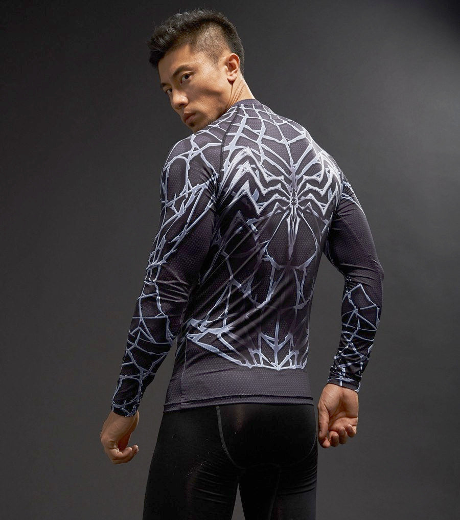 Spiderman Long Sleeve Compression Shirt – Gym Super Heroes