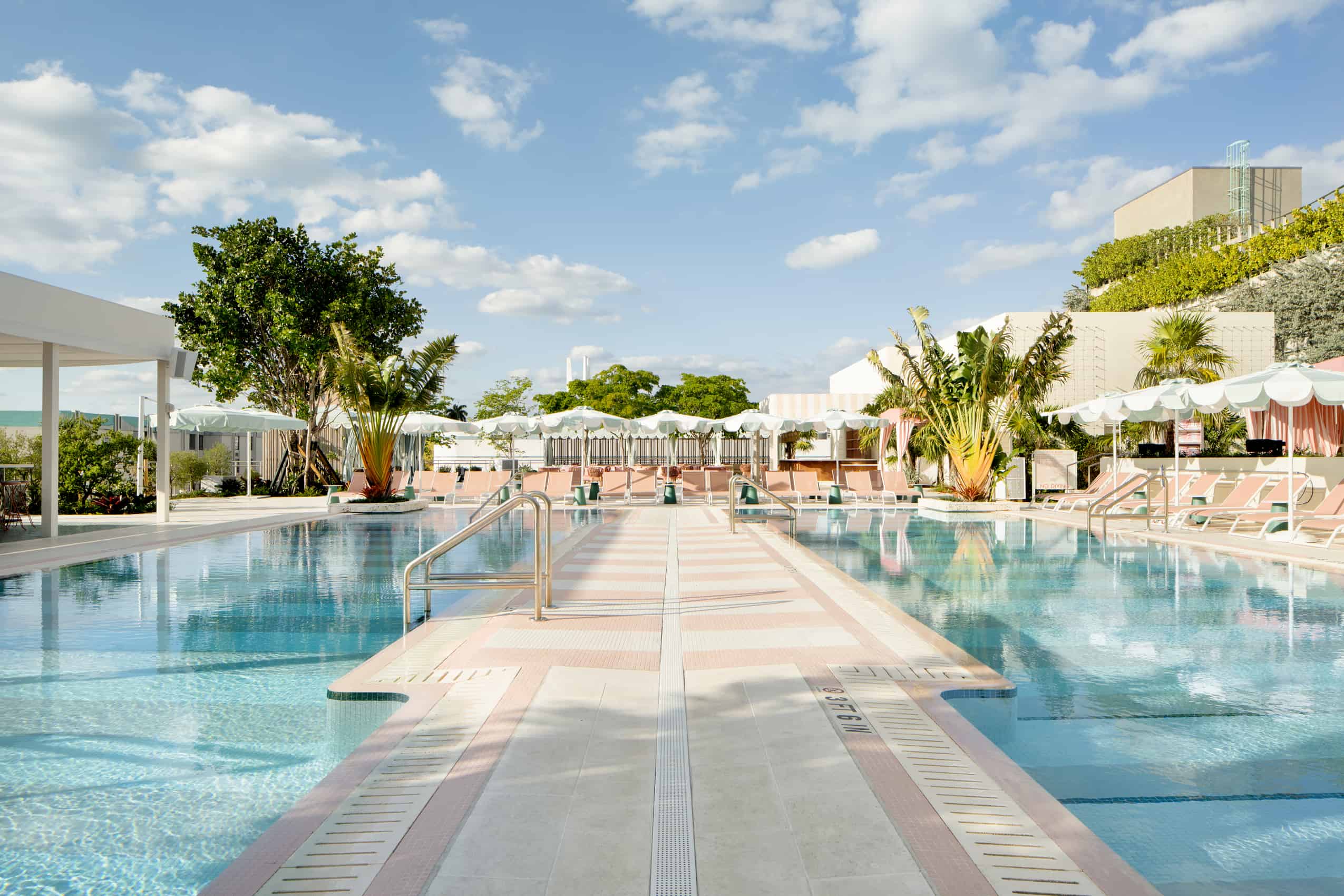 Pool deck at Good Time Hotel Miami