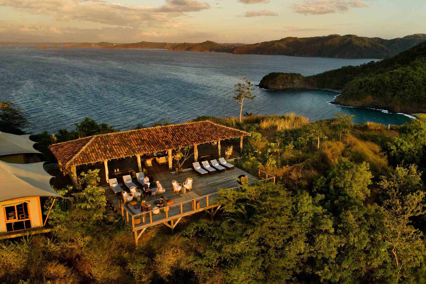 Ariel view of Kasiiya Papagayo Resort in Nicoya peninsula of Costa Rica