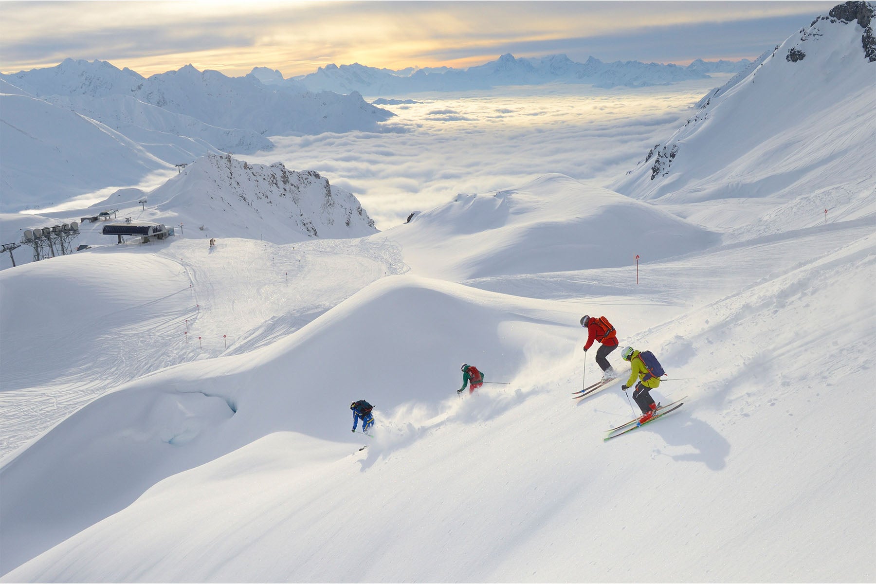 View of slopes at St Anton am Alberg 