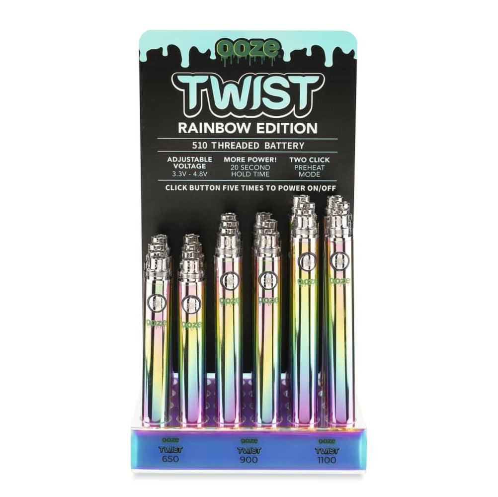 Ooze Twist 1100mAh Battery - Rainbow - NVS Glassworks