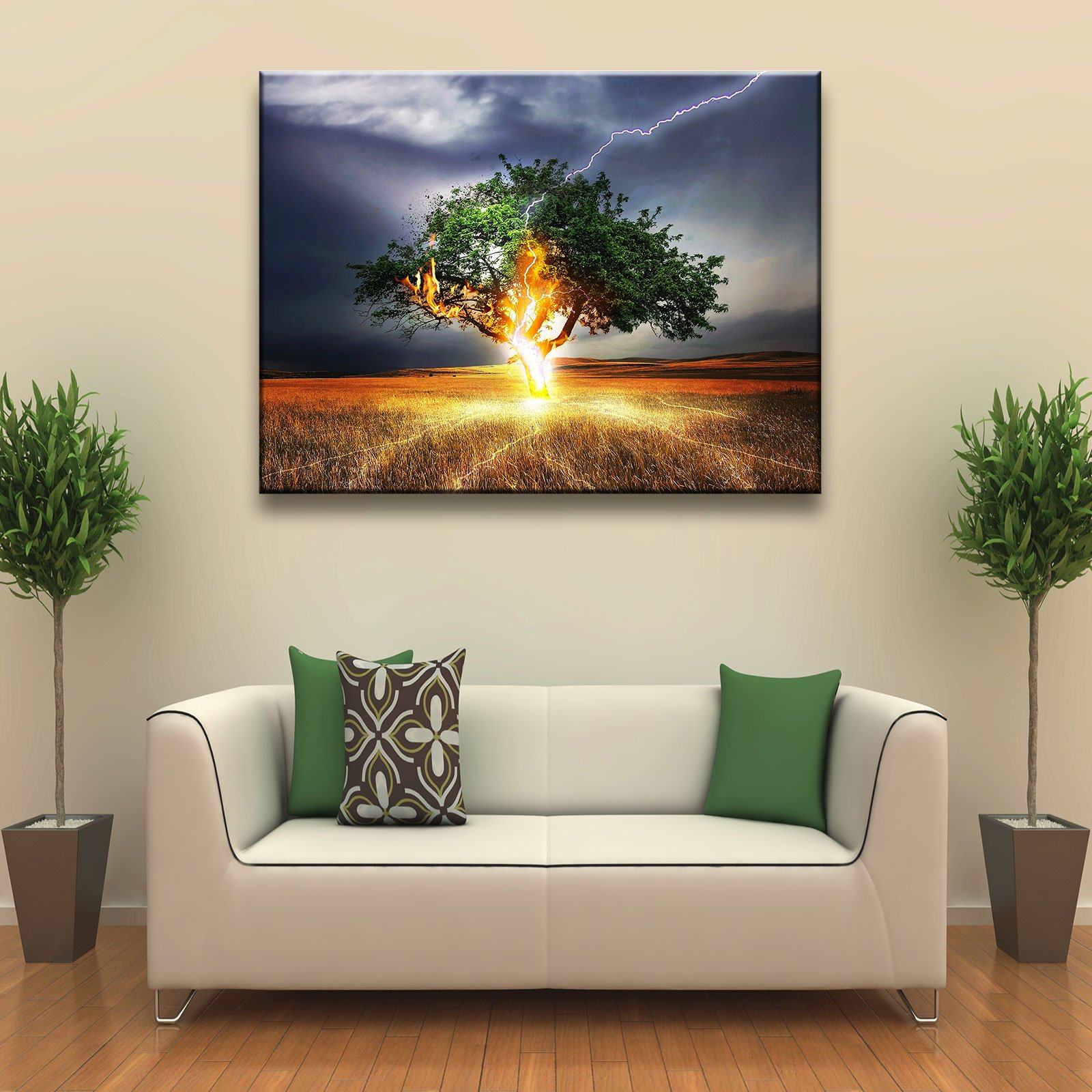 Electrified Tree - Amazing Canvas Prints