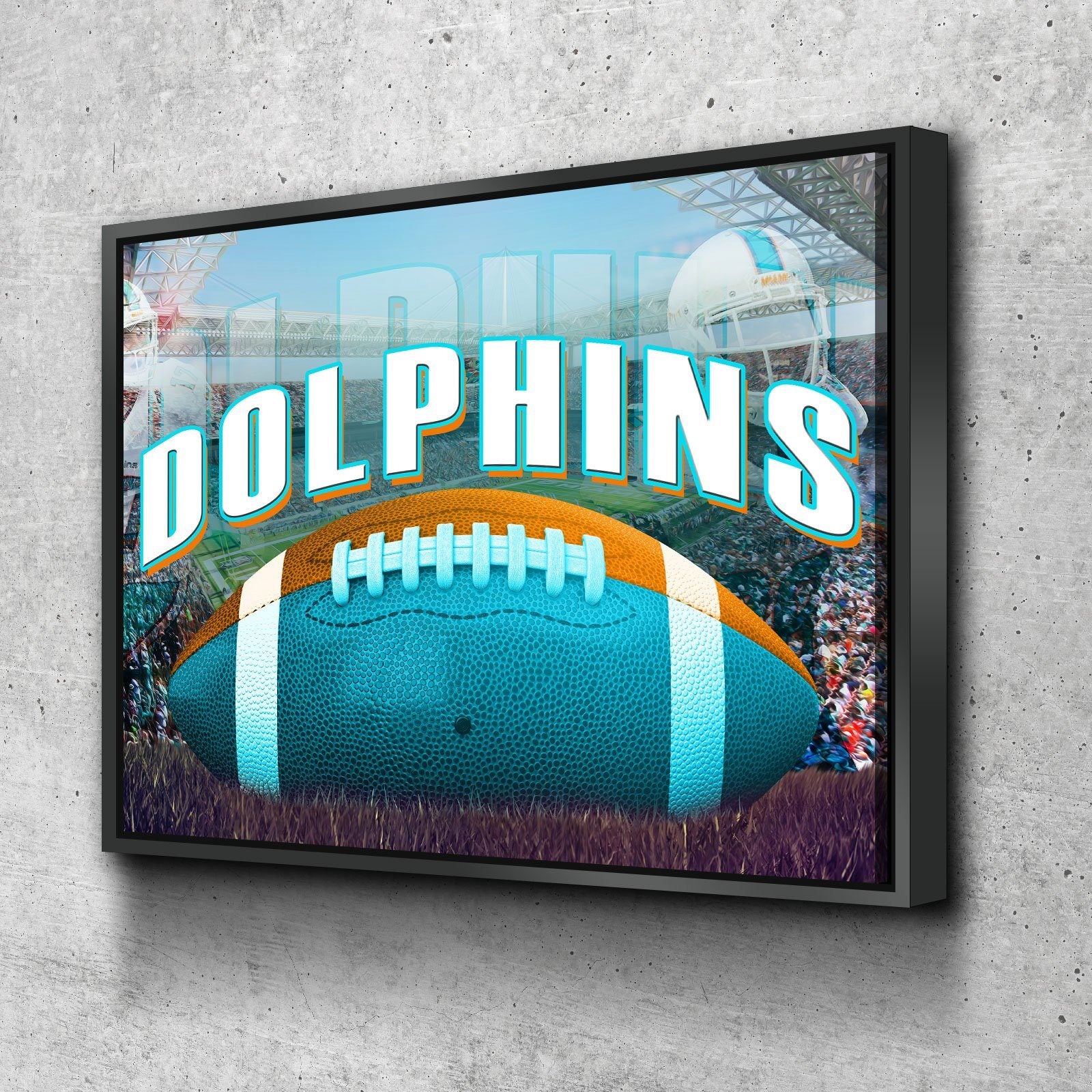 Miami Dolphins Wall Art Canvas – SportsDexter