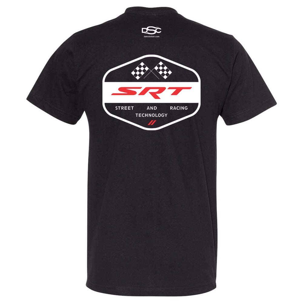 Mens SRT Flags T-shirt – Black — Detroit Shirt Company