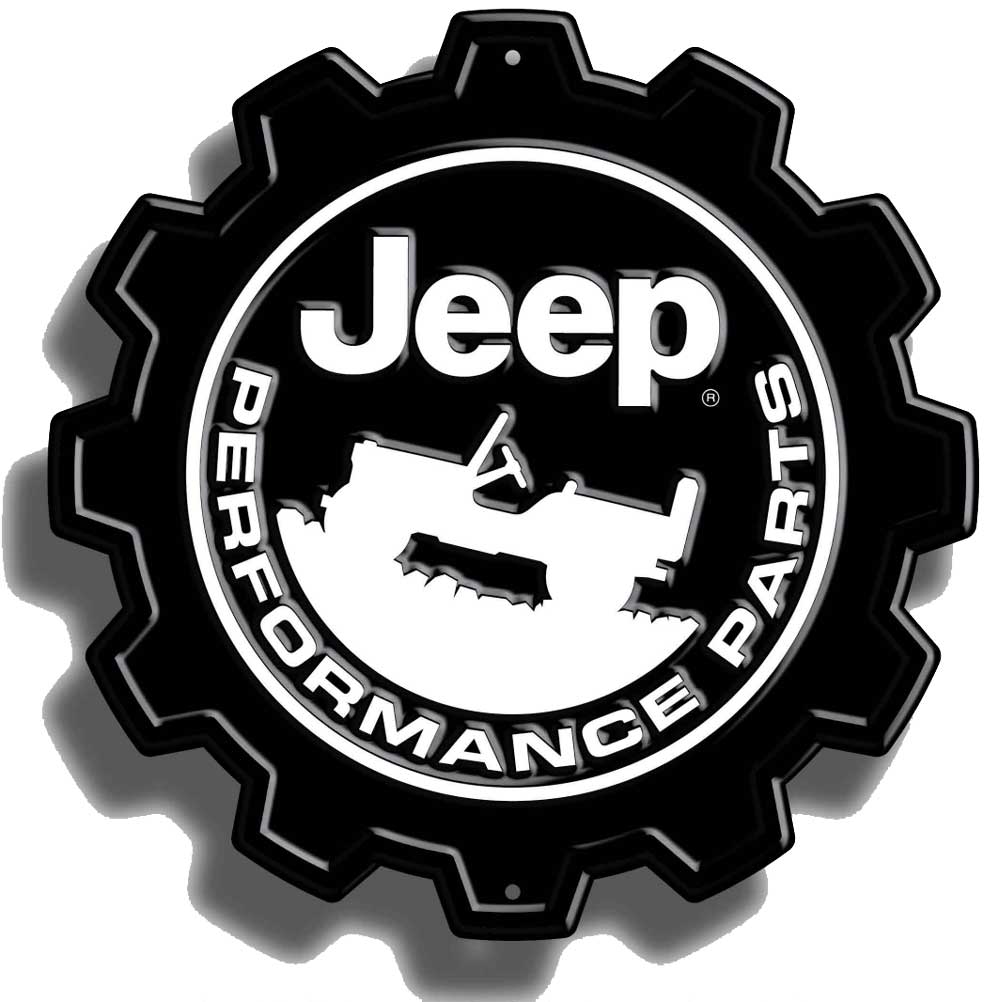 Sign - Jeep Performance Gear Logo — Detroit Shirt Company