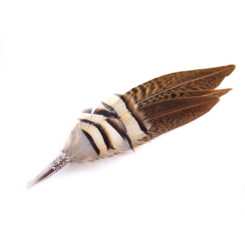 Feather Hat Pin - Pheasant & Gamebird