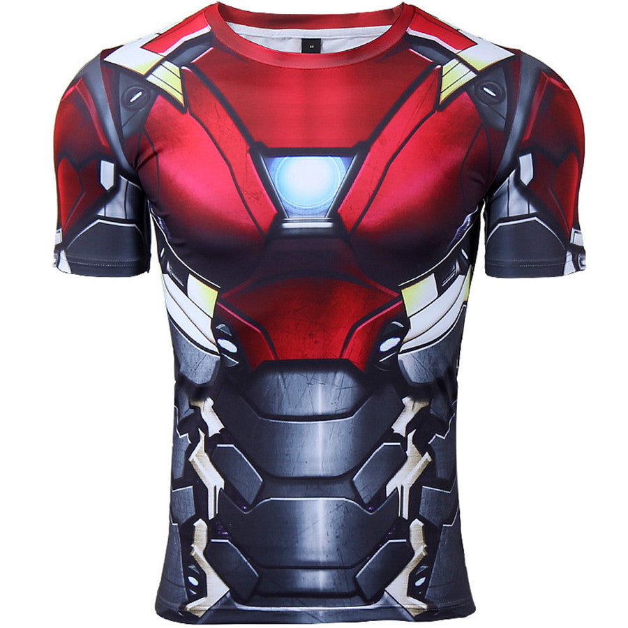 IRON MAN Gym T-Shirt – Gym Heroics Apparel