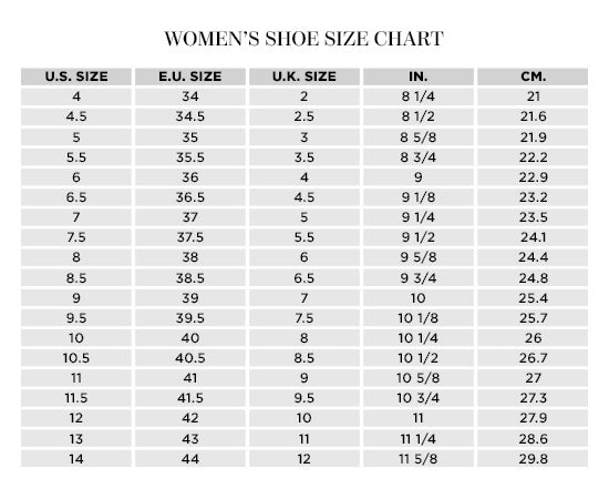 converse shoe size chart youth