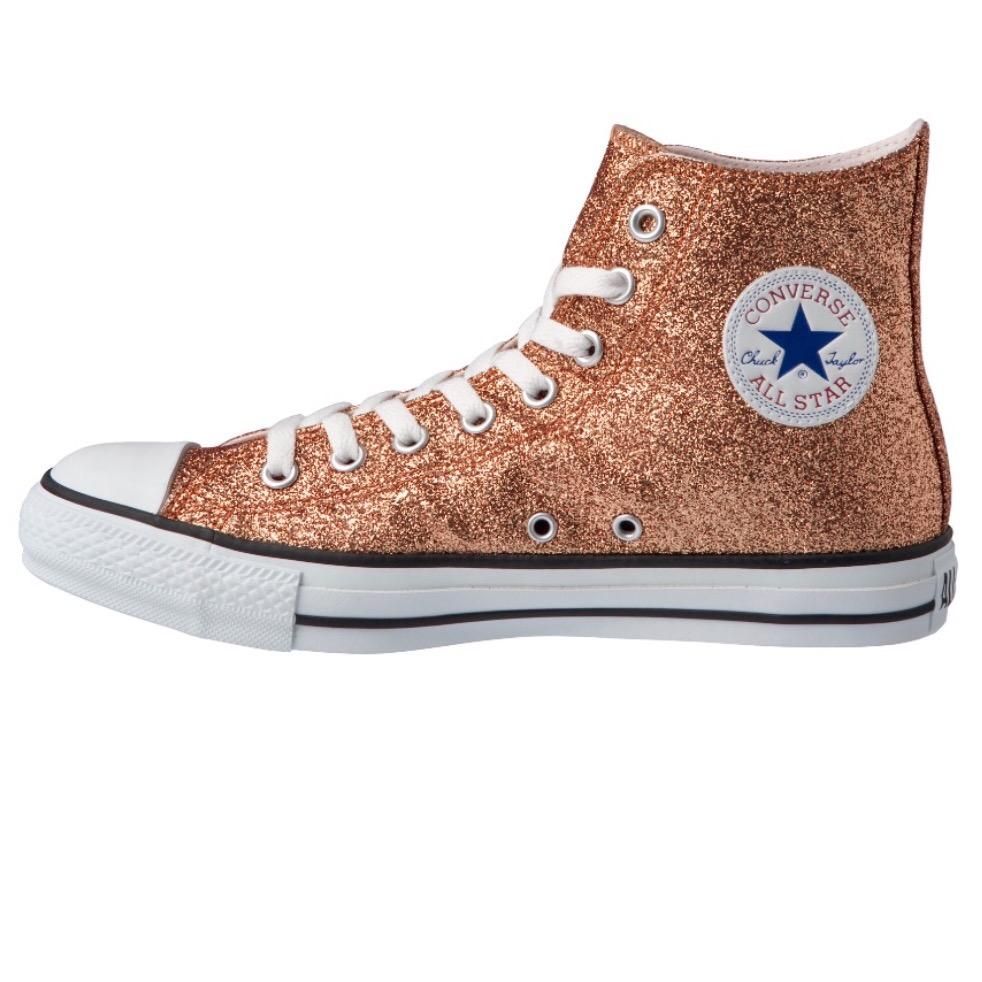 sparkly gold converse