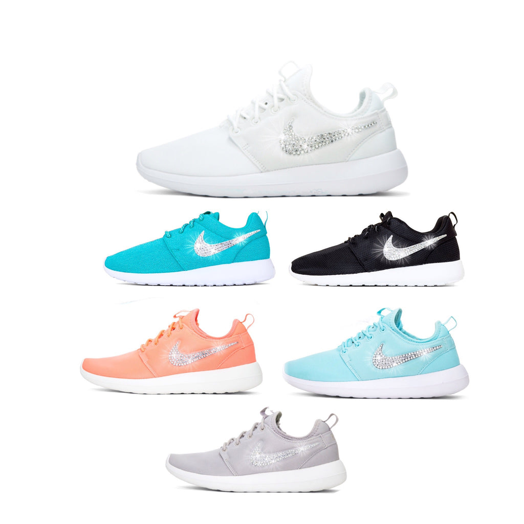 Nike Shoes Swarovski Crystals Roshe Two 